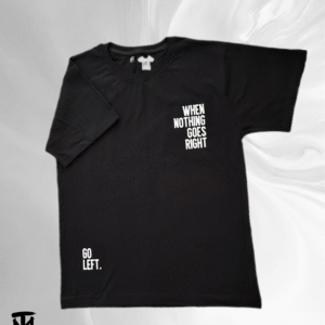 تی شرت زنانه مشکی کد LR1